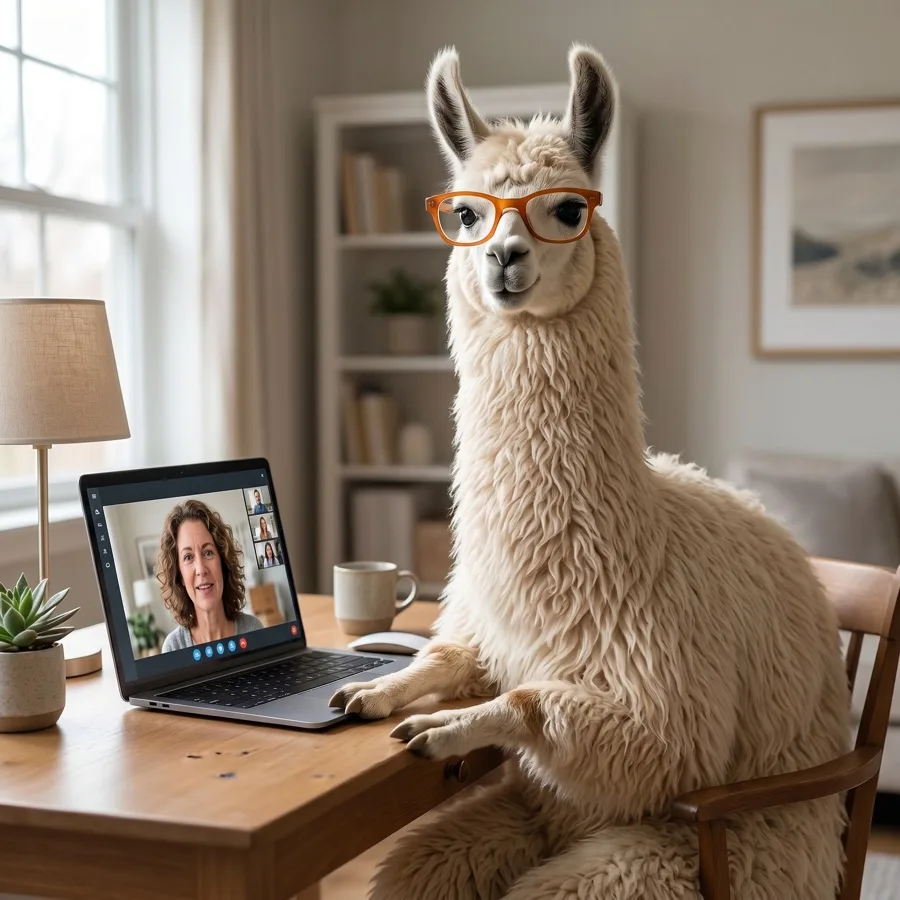 Llama en clase online para clases individuales